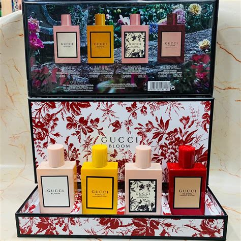 boots gucci bloom gift set|Gucci Bloom perfume boots.